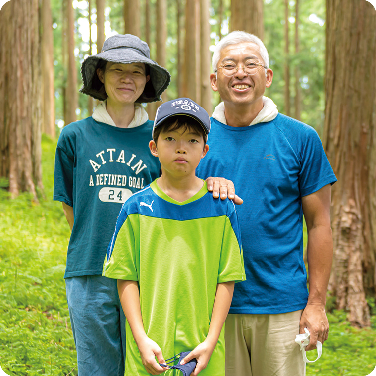 榊本さんファミリー：子どもたちと一緒に奈良の山を探検！