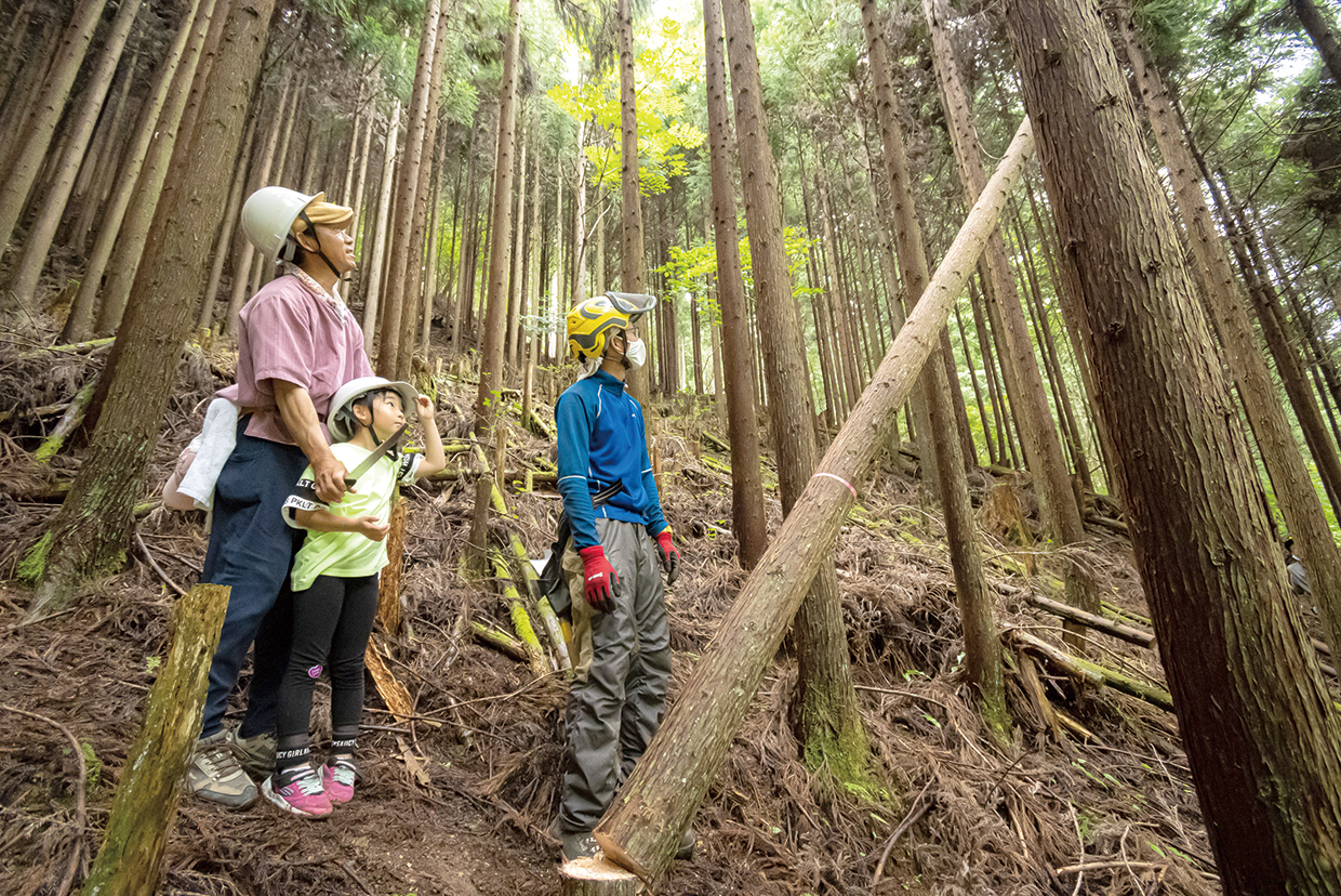 子どもたちと一緒に奈良の山を探検！